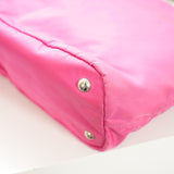 Prada Tessuto Nylon 2-Way Tote Bag Pink