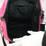Prada Tessuto Nylon 2-Way Tote Bag Pink