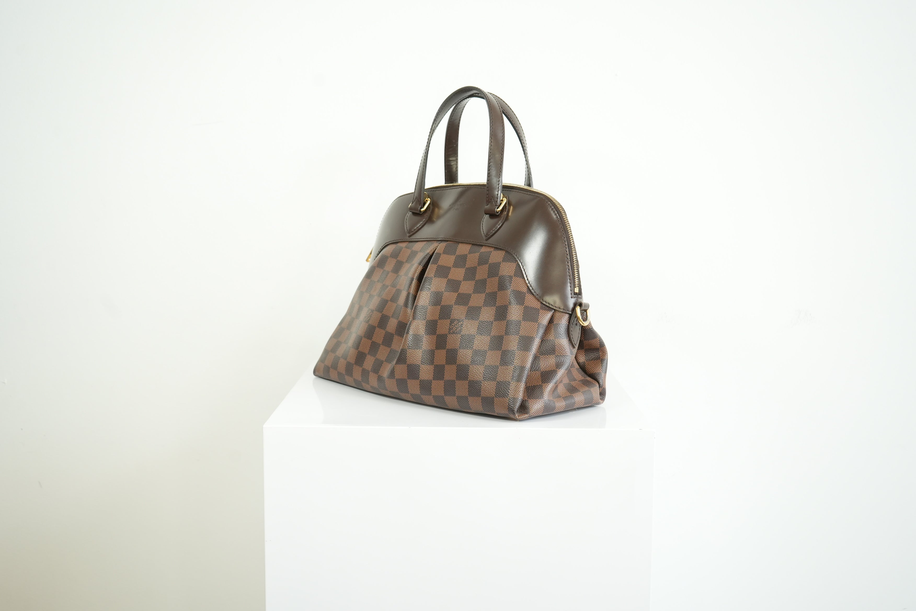 Louis Vuitton Damier Ebene Salvi Bag With Strap and Dust Bag
