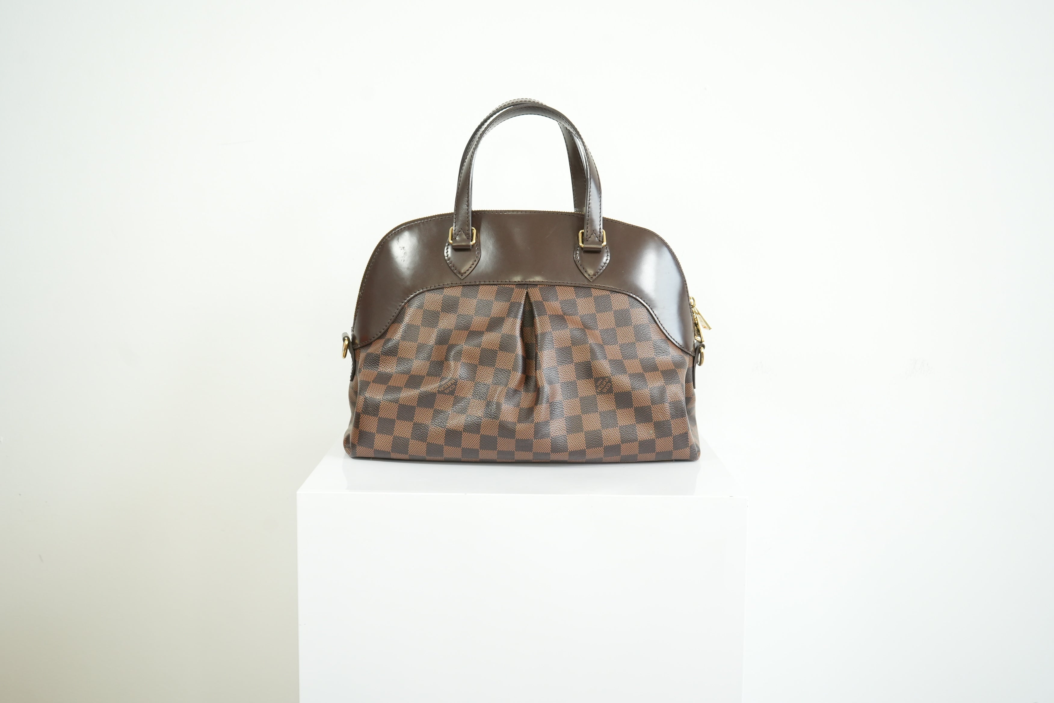 Louis Vuitton Damier Ebene Salvi Bag With Strap and Dust Bag