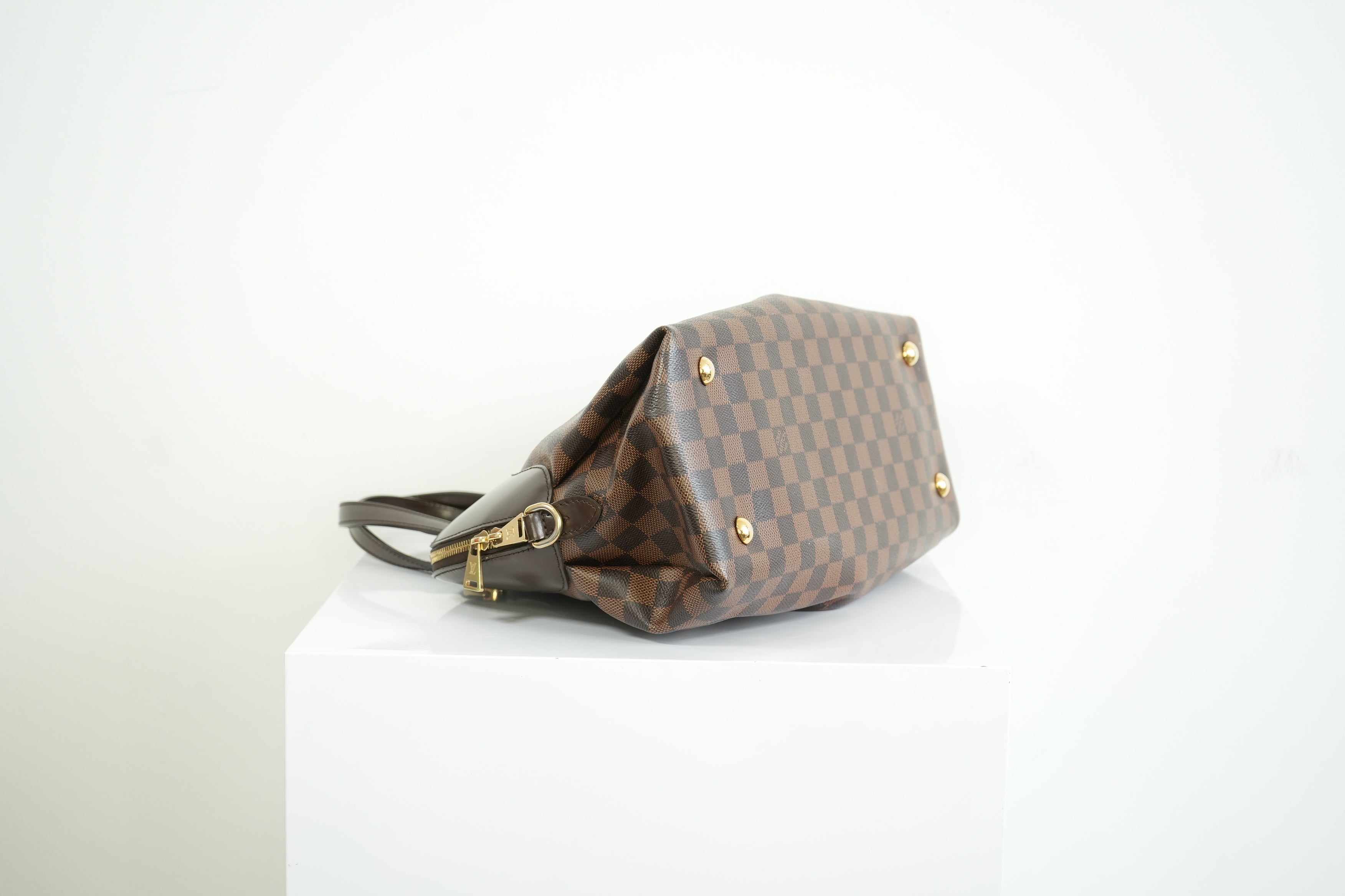 Louis Vuitton Damier Ebene Salvi Bag With Strap and Dust Bag
