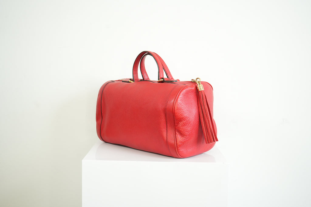 Gucci Boston Soho in Red, Full Set