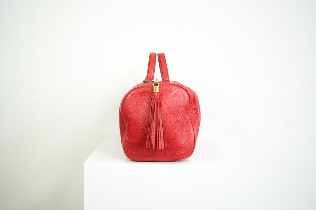 Gucci Boston Soho in Red, Full Set