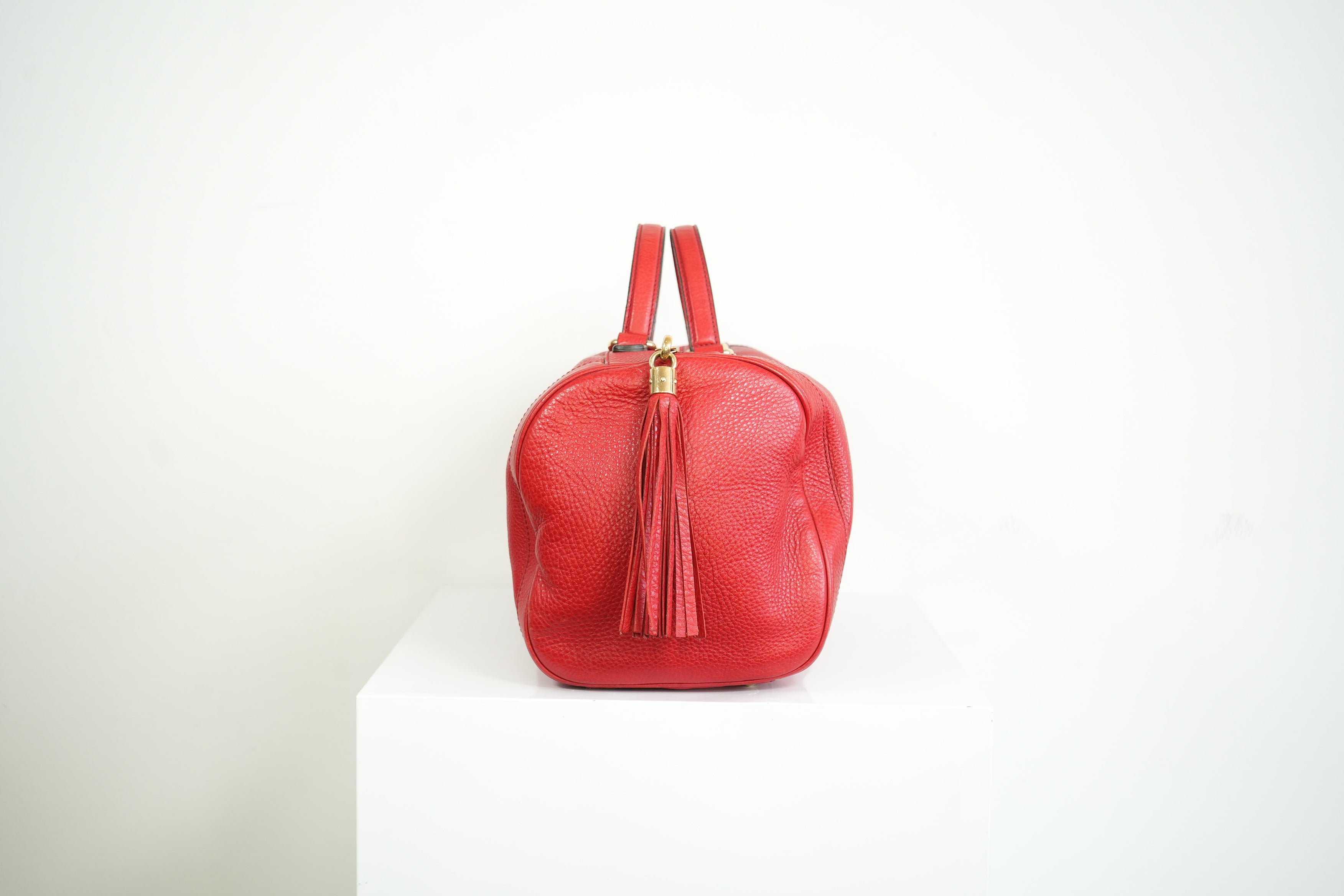 Gucci Boston Soho in Red, Full Set