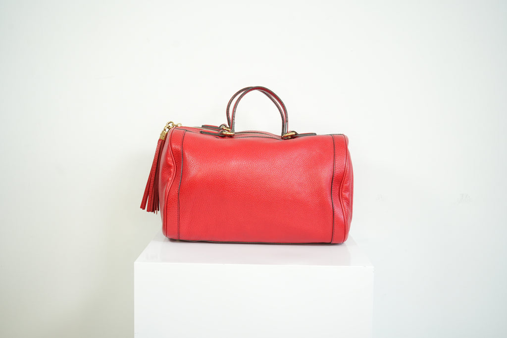 Gucci Boston Soho in Red, Full Set