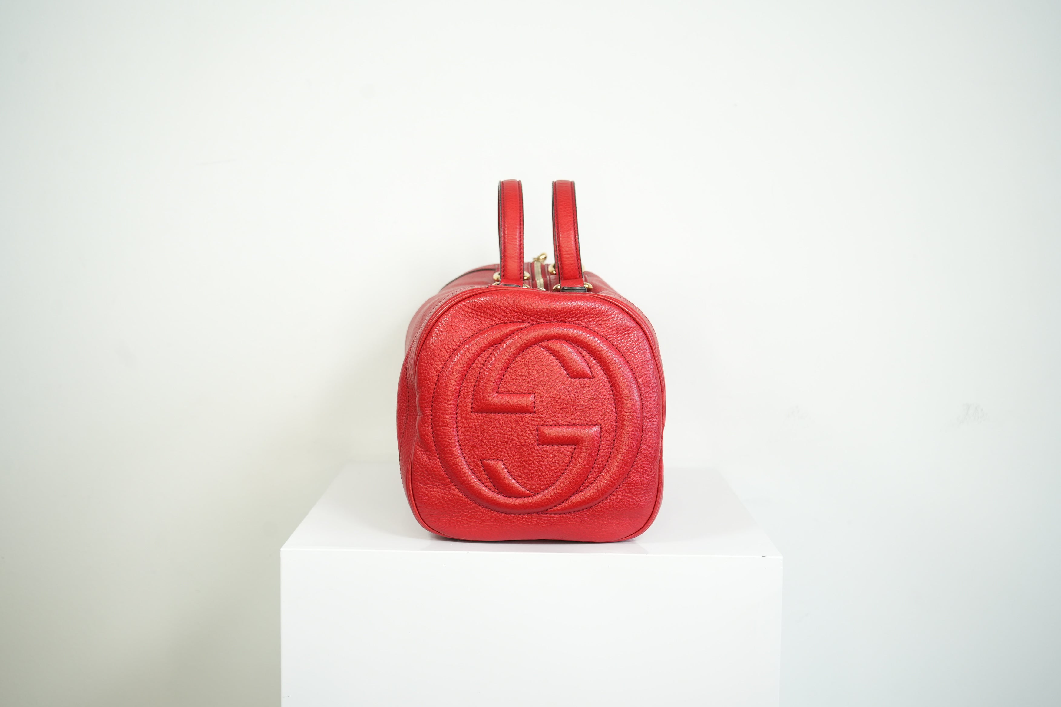 Gucci Boston Soho in Red, Full Set