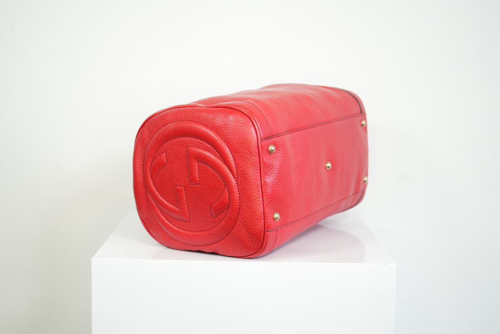 Gucci Boston Soho in Red, Full Set
