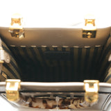 Fendi Sunshine Shopper small Leather 2 Way Handbag Brown 8BS051