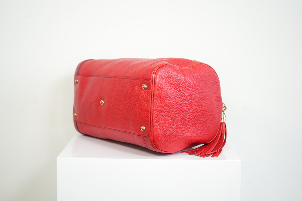 Gucci Boston Soho in Red, Full Set