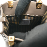 Fendi Sunshine Shopper small Leather 2 Way Handbag Brown 8BS051
