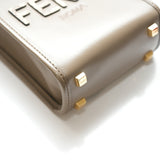 Fendi Sunshine Shopper small Leather 2 Way Handbag Brown 8BS051