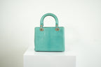 Christian Dior Blue Python Lady Dior Bag
