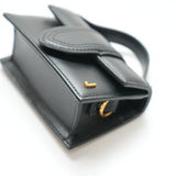 Jacquemus Black Bambino Mini Leather Bag