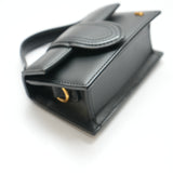 Jacquemus Black Bambino Mini Leather Bag
