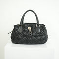 Christian Dior Black Nylon Cannage Lovely Bag