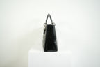 Christian Dior Lady Dior Black Patent Leather