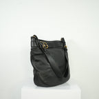 Gucci Black Large GG Ride Shoulder Bag