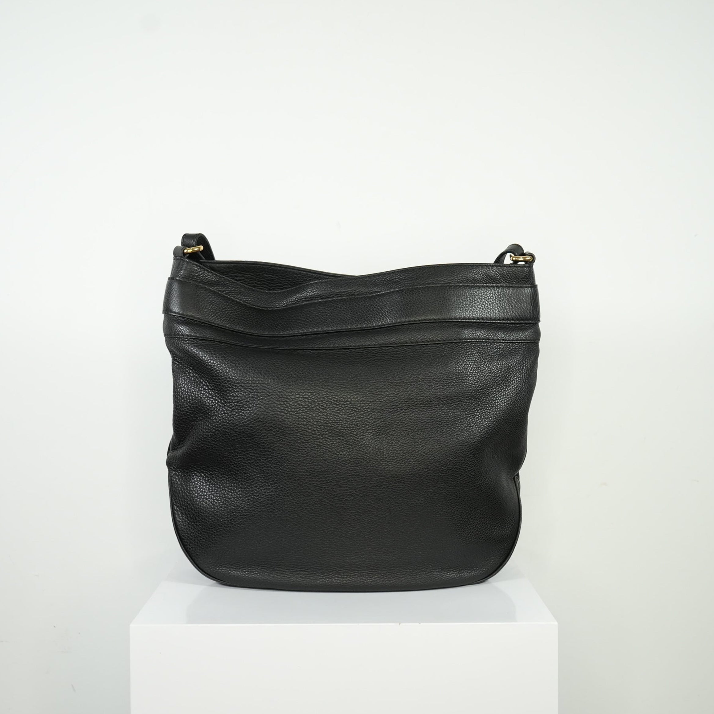 Gucci Black Large GG Ride Shoulder Bag