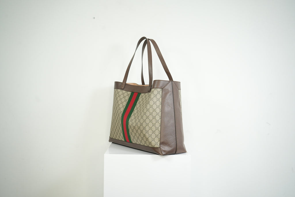 Gucci Canvas Supreme Large Tote