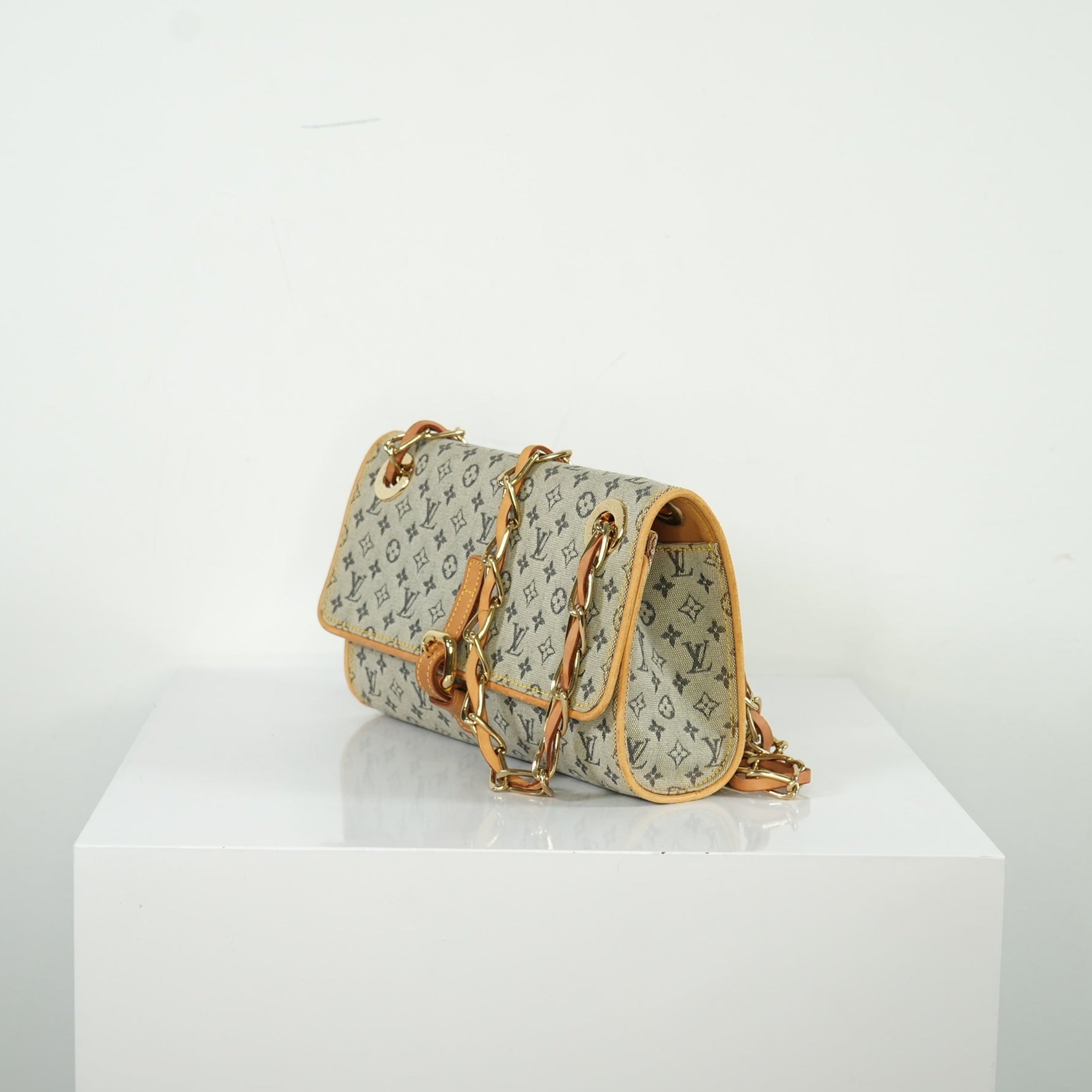 Louis Vuitton Vintage Monogram Mini Lin Camille Chain Shoulder Bag
