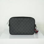 Gucci GG Black Supreme Clutch Bag