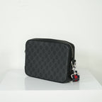 Gucci GG Black Supreme Clutch Bag