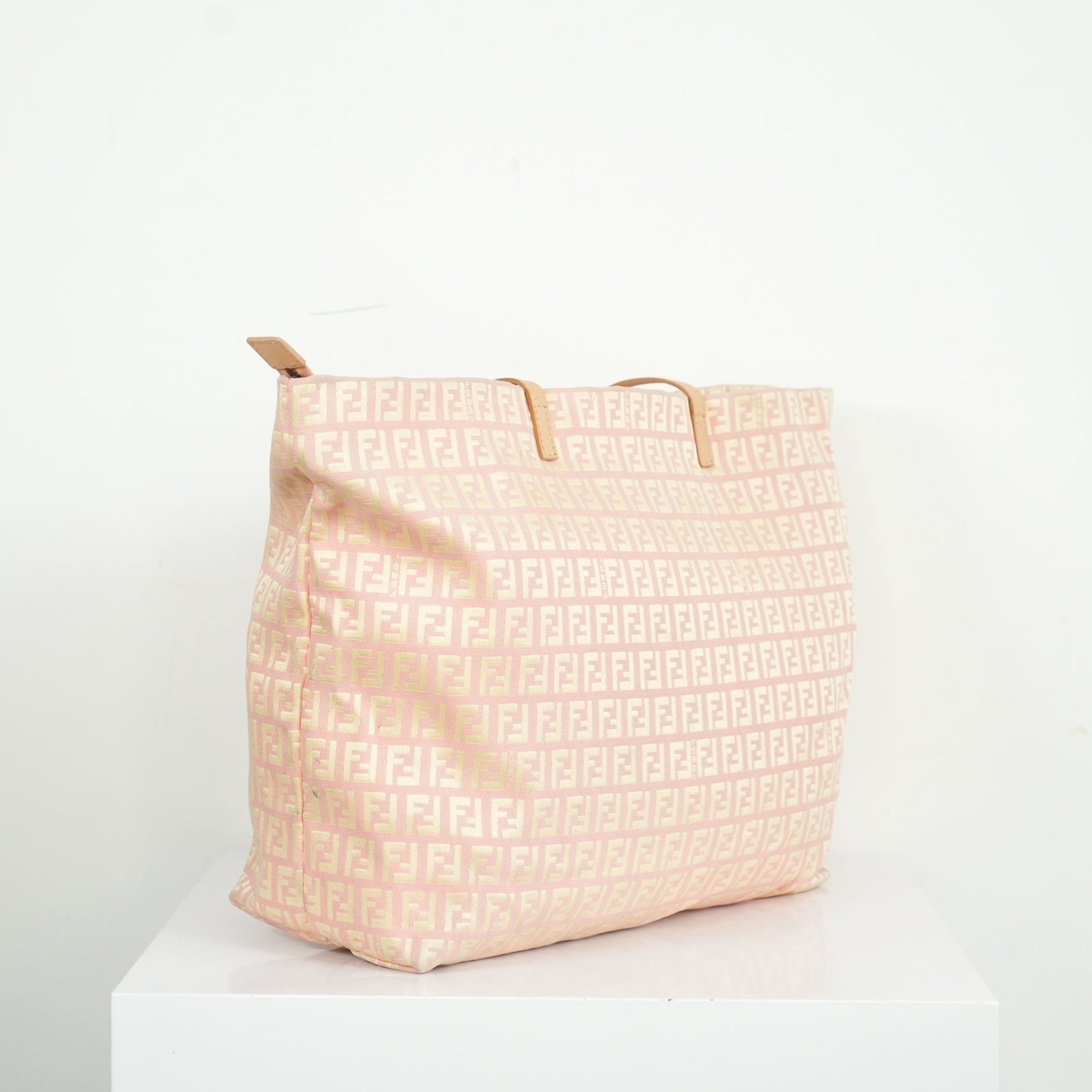 Fendi Pink Zucca Canvas Tote bag