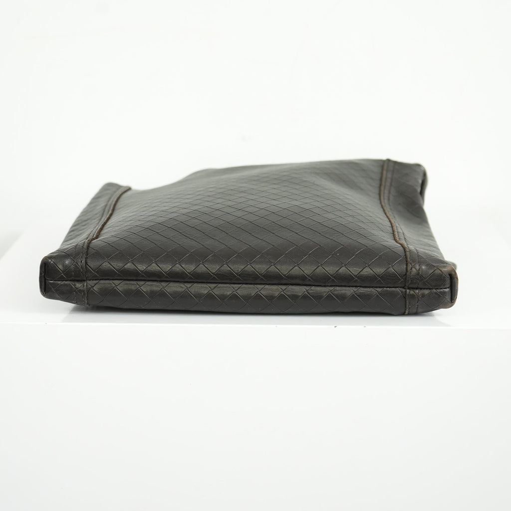 Bottega Veneta Dark Brown Intrecciato Mirage Shoulder bag