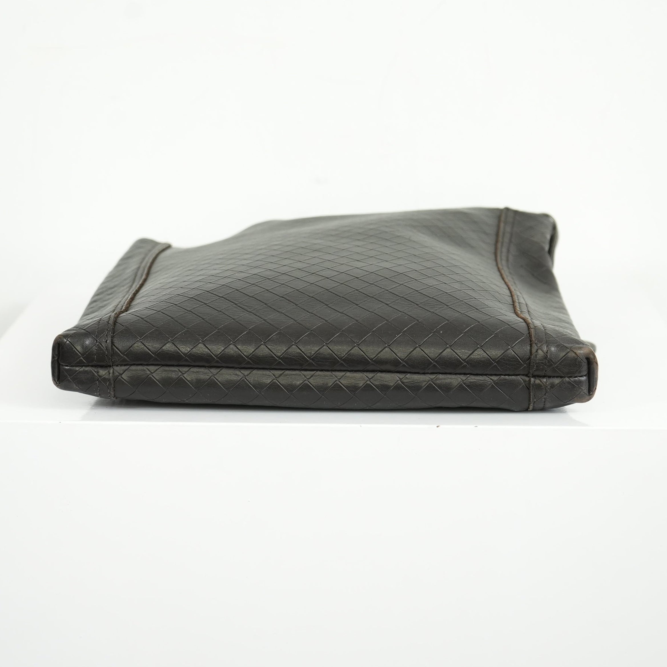 Bottega Veneta Dark Brown Intrecciato Mirage Shoulder bag