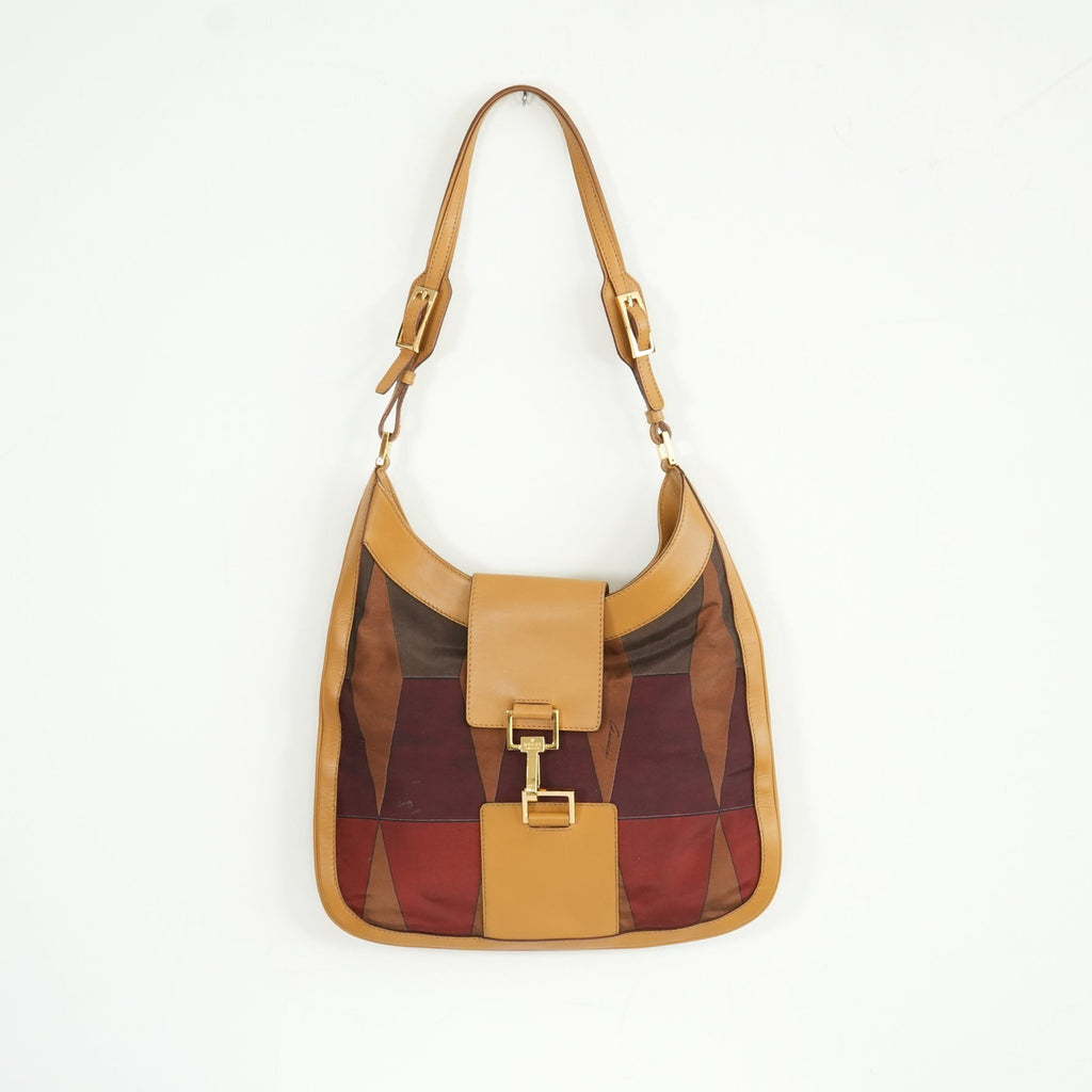 Gucci Piston Lock Jackie Small Shoulder Bag