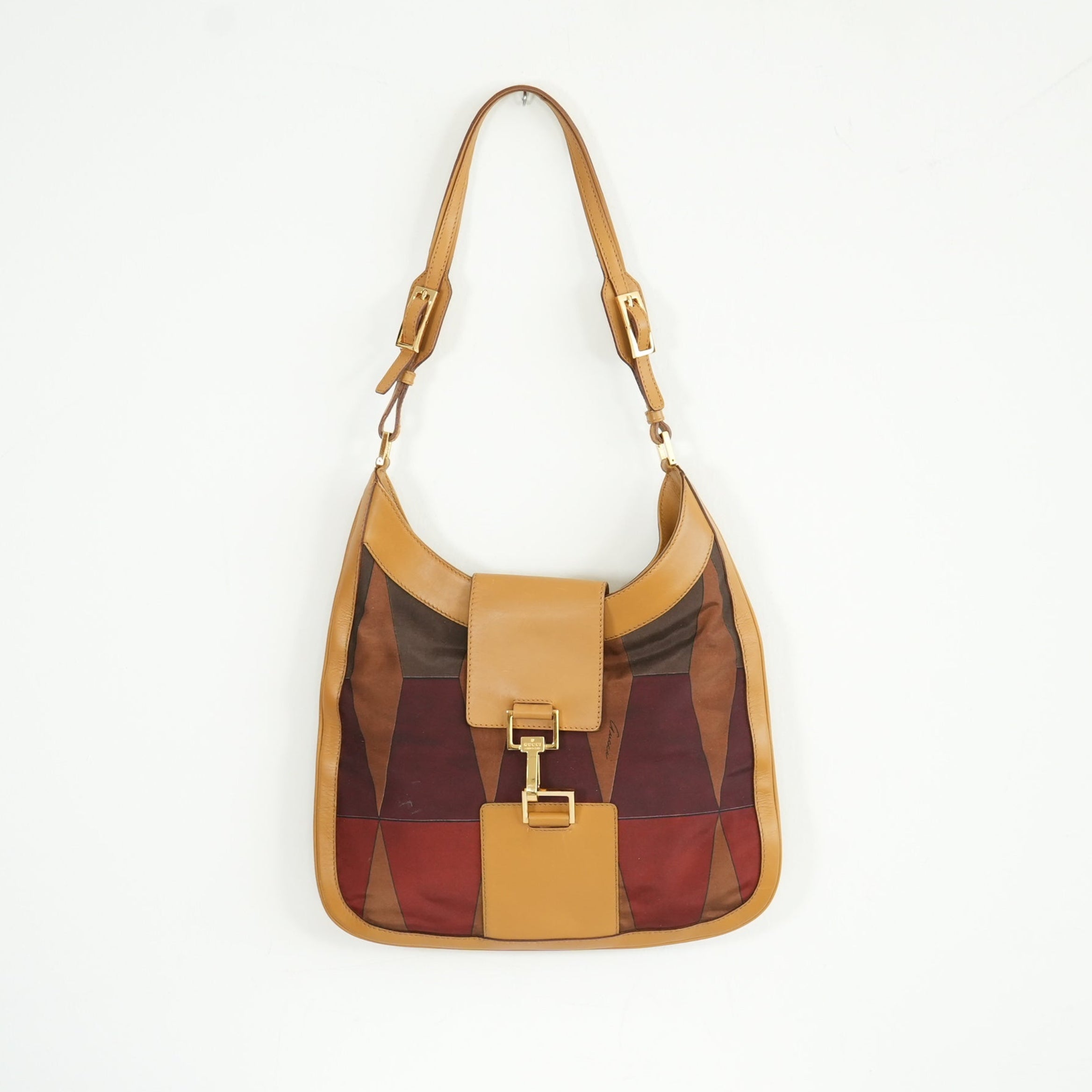 Gucci Piston Lock Jackie Small Shoulder Bag