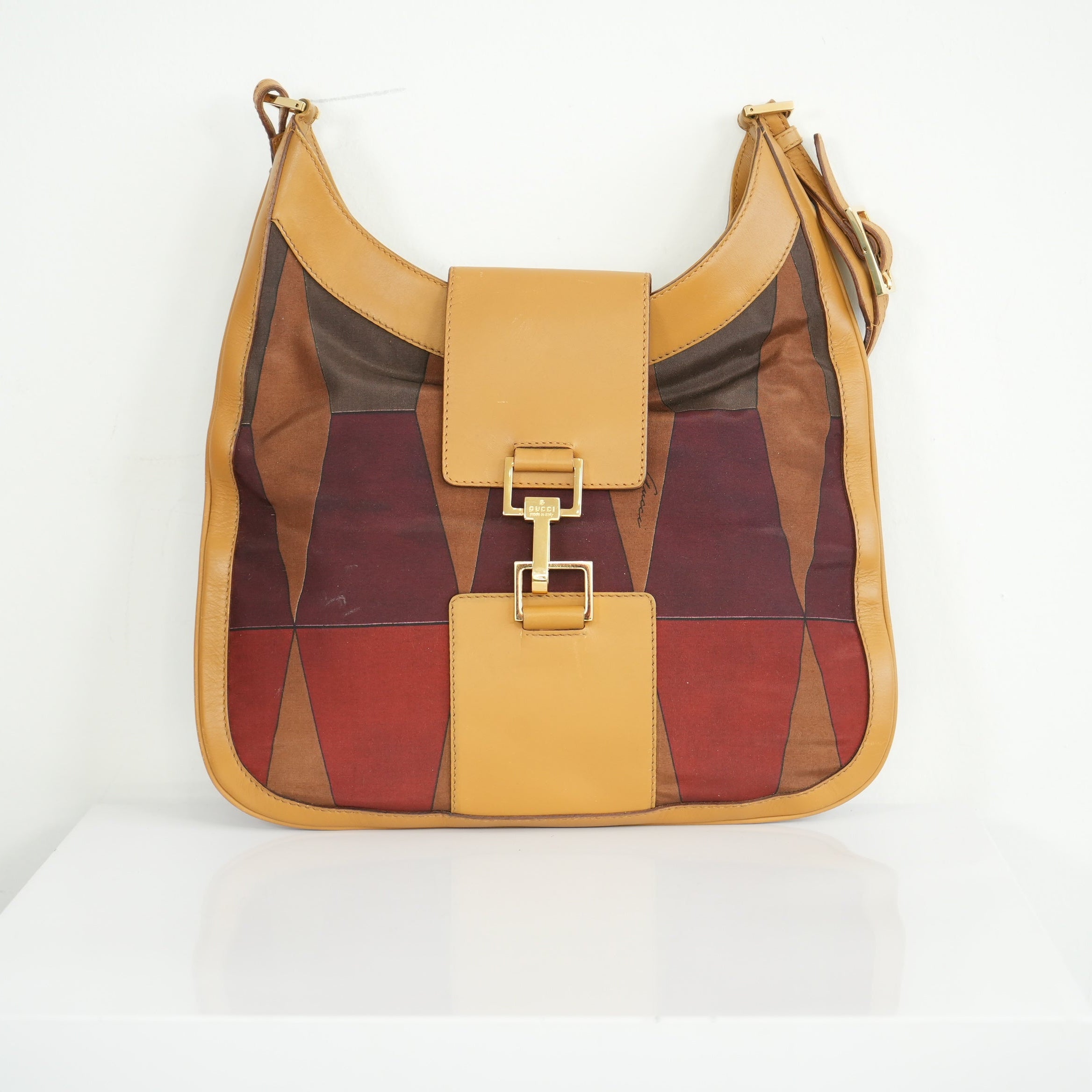 Gucci Piston Lock Jackie Small Shoulder Bag