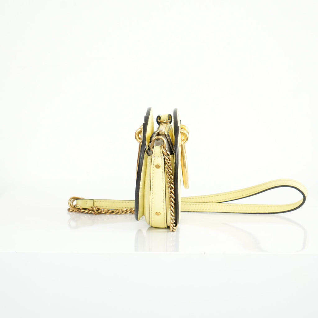Chloe Yellow Pixie Mini Shoulder Bag
