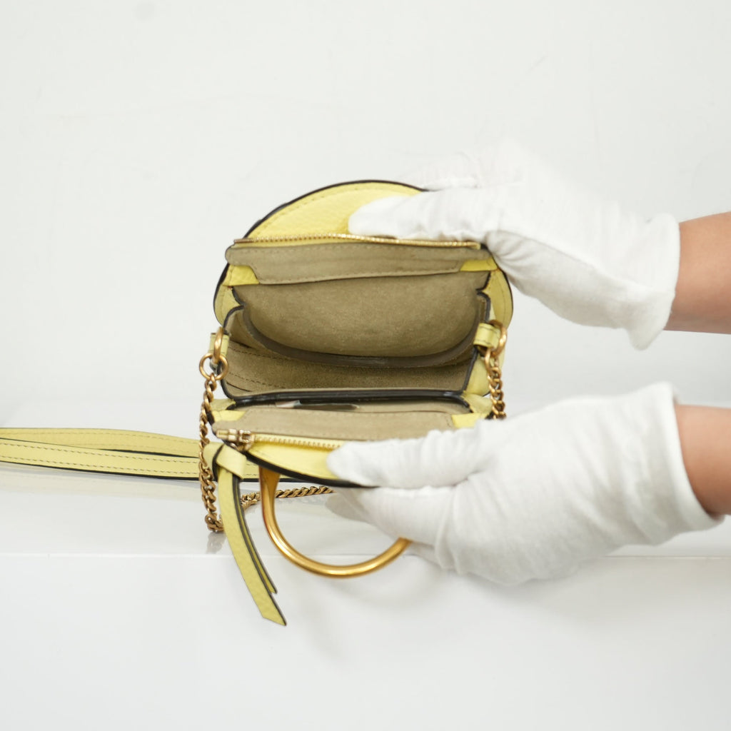 Chloe Yellow Pixie Mini Shoulder Bag
