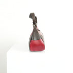 Prada Vintage Red and Brown Shoulder Bag