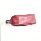 Prada Vintage Red and Brown Shoulder Bag