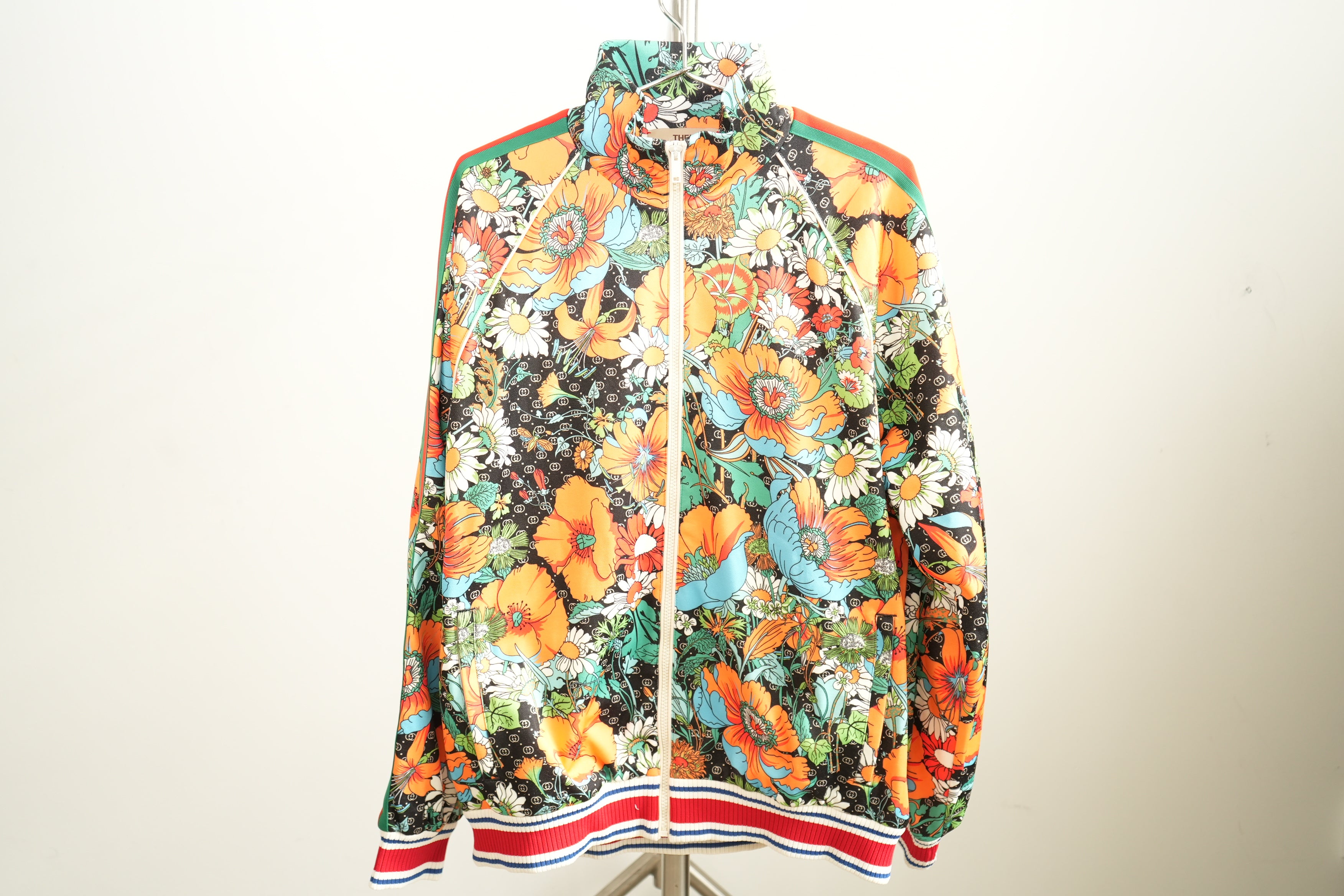 Gucci x The North Face Floral Print Full Zip Jacket Multicolor Large