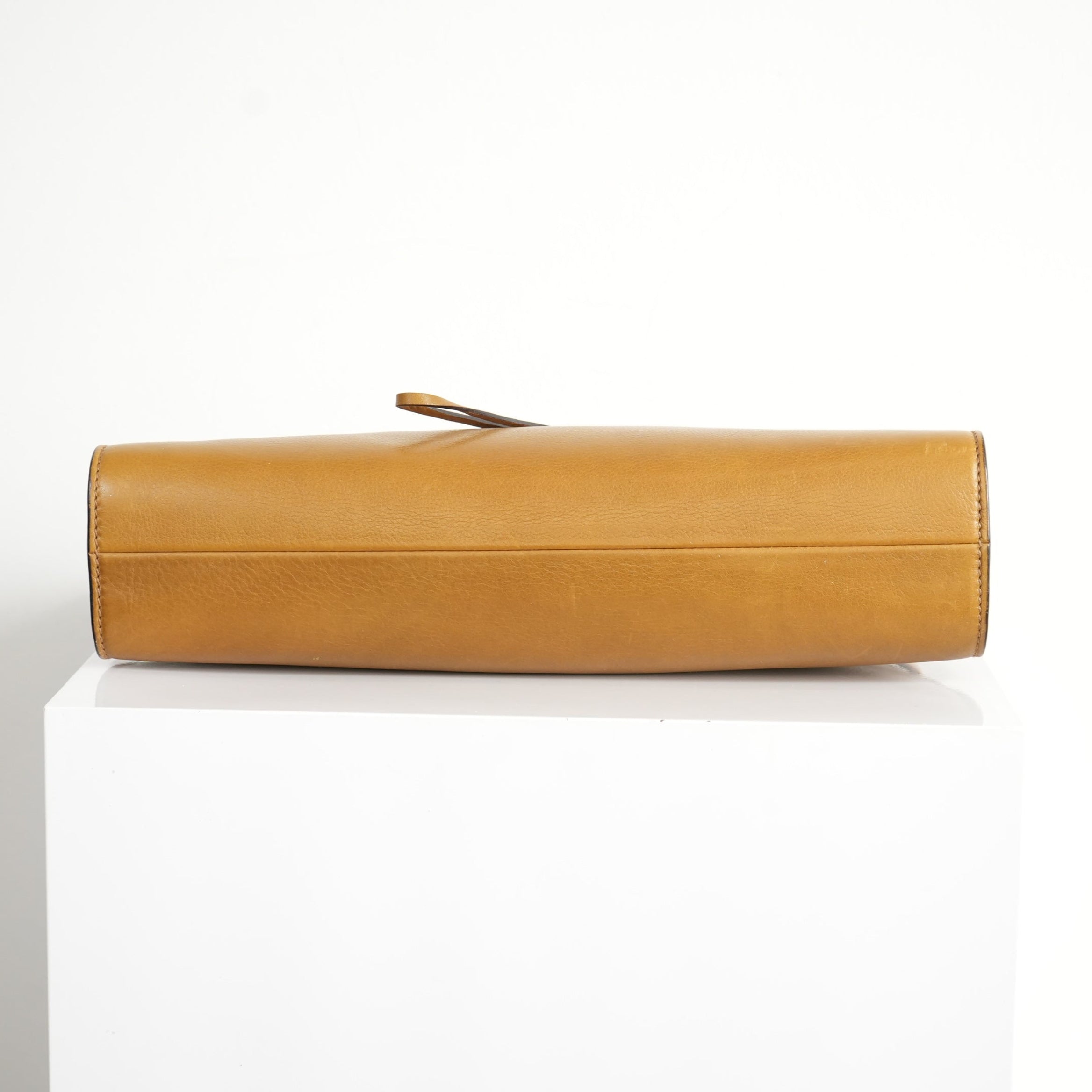 Gucci Vintage Bamboo Handle Leather Handbag