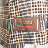 Vintage Gucci Glen 2-Button Plaid Check Blazer Size 38