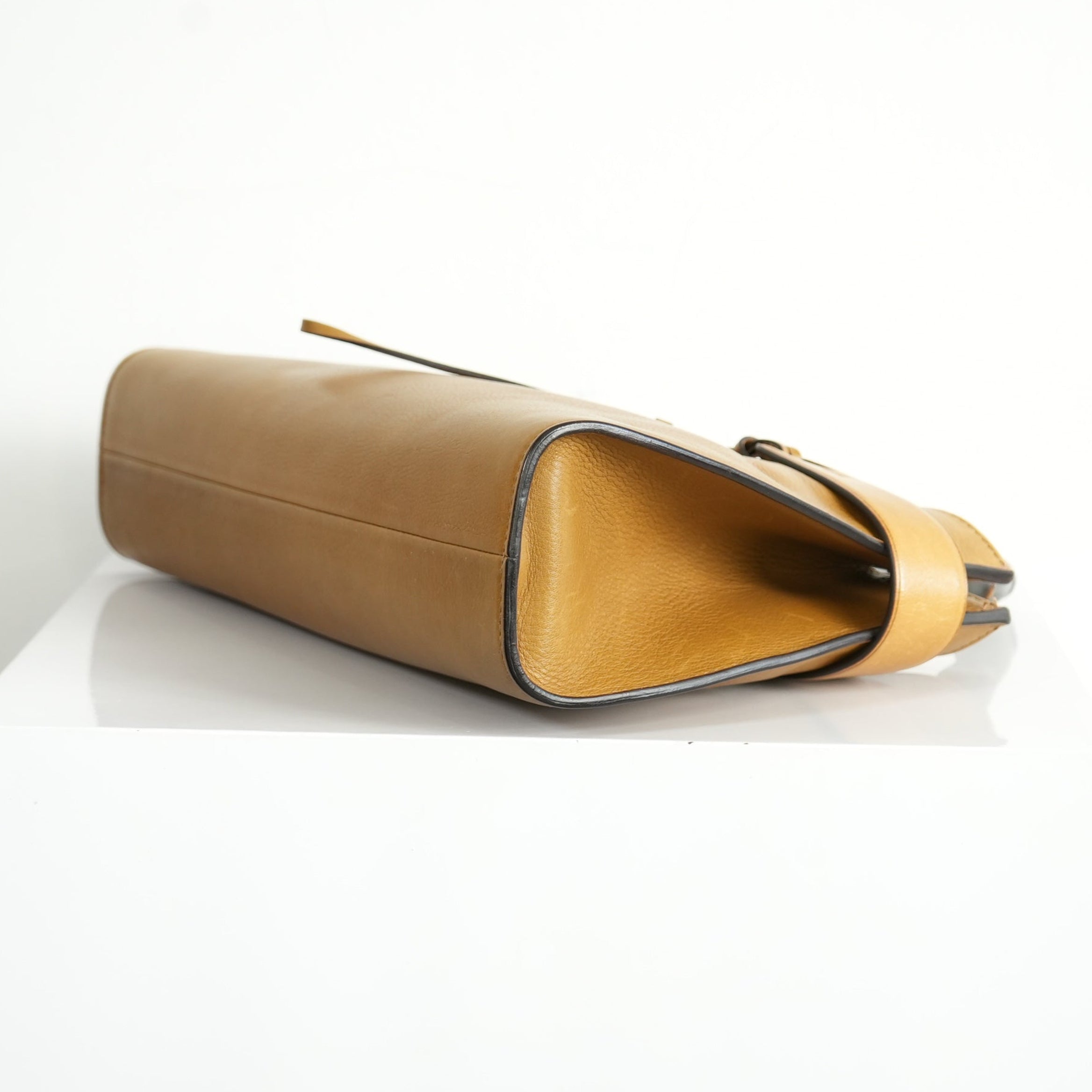 Gucci Vintage Bamboo Handle Leather Handbag