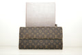 Louis Vuitton Brown Mini Lin Porte Tresor International Wallet