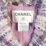 Vintage Chanel Lesage Tweed Button Front Blazer Size 38