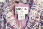 Vintage Chanel Lesage Tweed Button Front Blazer Size 38