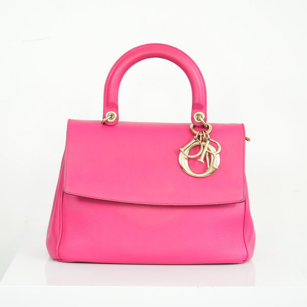 Christian Dior Pink Leather Be Dior Flap Bag