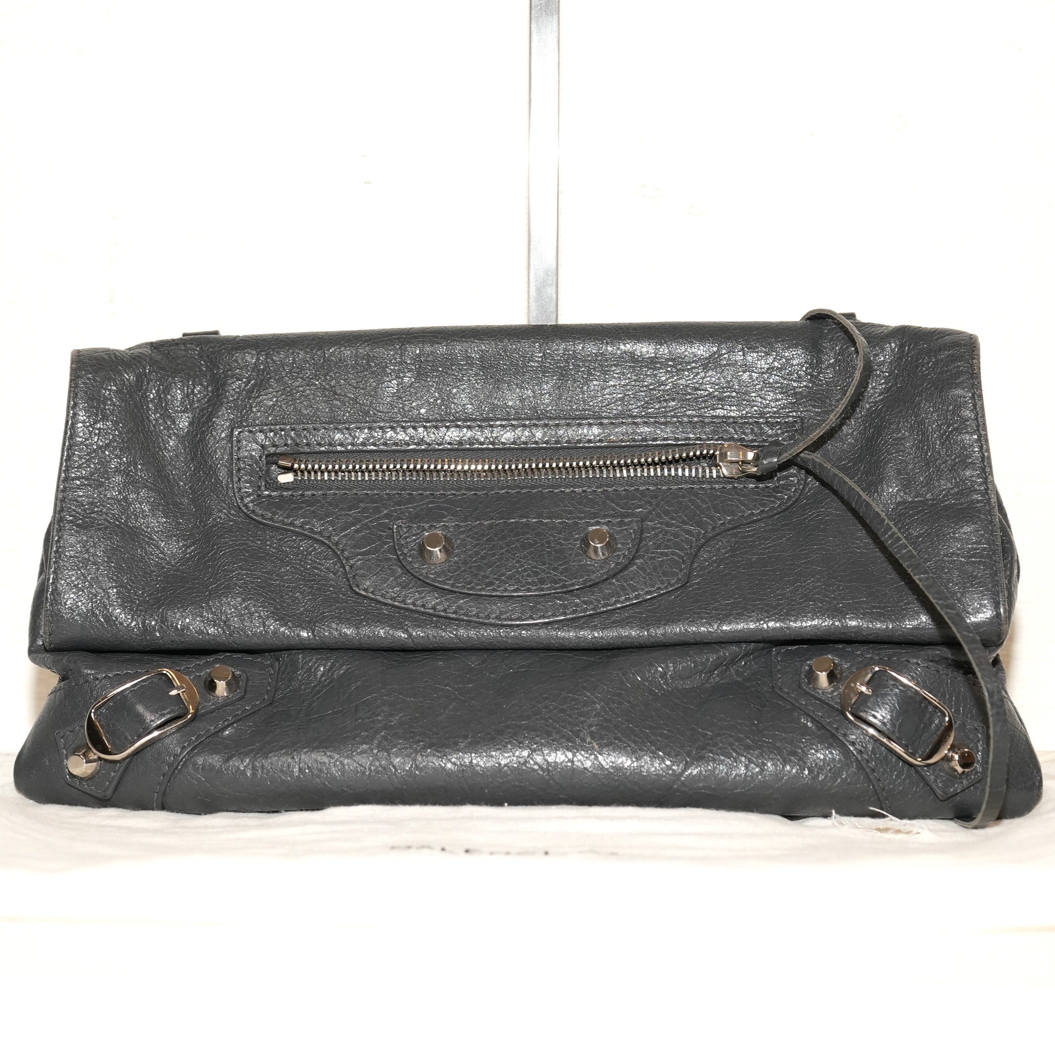 SF EXCLUSIVES: Balenciaga Motocross Envelope Clutch