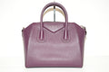 SF EXCLUSIVE: Givenchy Small Antigona Bag Purple Sugar Leather Top Handle Satchel