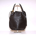 SF EXCLUSIVE: Bottega Veneta Andiamo Intrecciato Leather Bucket Bag in Fondant