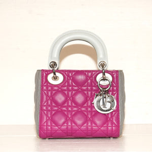 SF EXCLUSIVE: Christian Dior Cannage Lady Dior Mini Purple