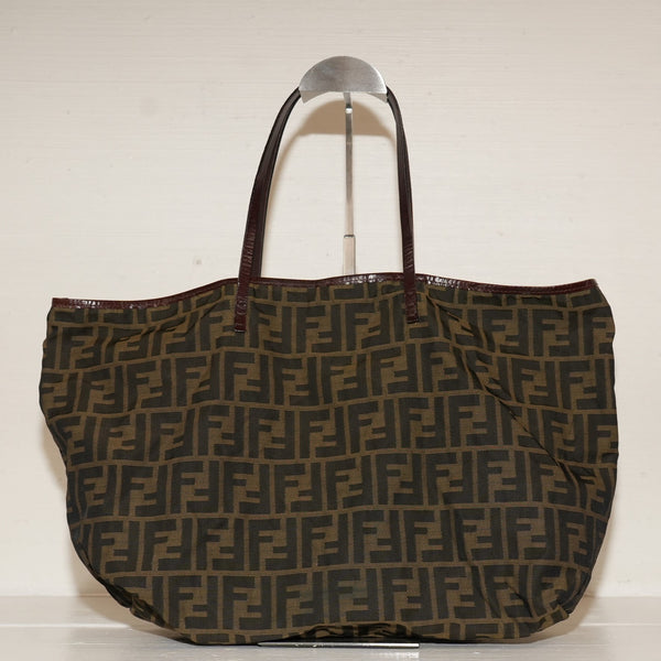 SF EXCLUSIVE: Vintage Fendi Zucca Monogram Roll Tote Bag