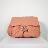 Chanel Chain Around Flap Bag Salmon